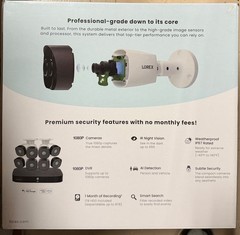Lorex 4K+ UHD 12MP Wired Security Camera System 6 Cameras 16 Channel 2TB NVR