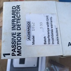 Honeywell Ademco 1862 Passive Infrared motion Detector new old stock free ship