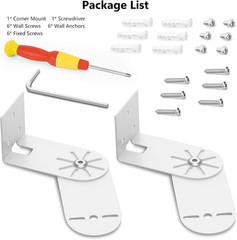 2Pack Adjustable Corner Mount Bracket for Eufy Security Solocam S340/E30/E42 Met