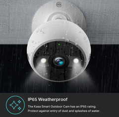 Kasa 4MP 2K Security Camera Outdoor Wired IP65 Starlight Sensor & 98 Ft Night