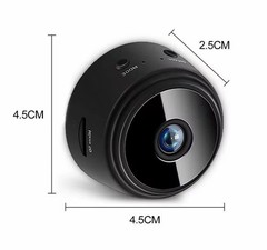 A9 1080p FHD Wi-Fi IP Mini Security Camera Magnetic Night Vision Black