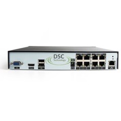 8 Channel NVR with 8 Port PoE, H.265 / H.264 Support IP Up to 4MP, XMEYE APP