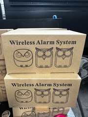HTZSAFE Owl Wireless Alarm System. 1 Receiver and 2 Sensors.