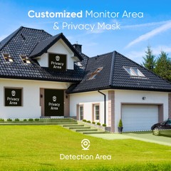 SANNCE 8CH 8MP 4K NVR 3MP Video PoE Outdoor Security Camera System IP Network AI