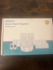 Wireless Home Alarm System 15-Piece Kit, WiFi Alarm System for Home Security wit