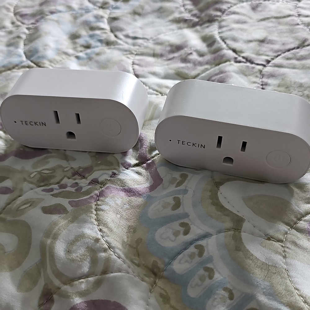 Teckin SP20 Wi-Fi Smart Plug, App-Controlled iOS/Android, White, 2 Pack