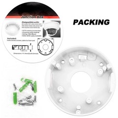 Anpviz 4mp 5mp 6mp 8mp PoE IP Security Camera Outdoor Junction Box Bracket Color