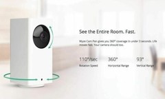 Wyze Cam Pan 1080p Pan/Tilt/Zoom Wifi Indoor Smart Home Camera with Night Vision