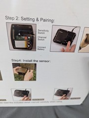 Solar Driveway Alarm Wireless Outside Long Range Outdoor Motion Sensor Time Camo