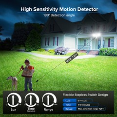 SANSI 4000lm LED Security Light Dusk to Dawn Light Sensor 30W (400W Equiv.) ETL