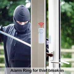 Kid-Safe 95dB Door & Window Wireless Alarm – 12 Pack Easy Adhesive Install