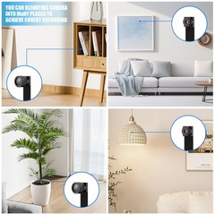 1080P Smart Mini HD Wireless WiFi Camera Motion Cam w/ Battery Home Security US