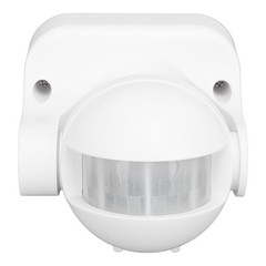 Wall Mounted PIR Motion Sensor Dusk To Dawn For LED Light (White)