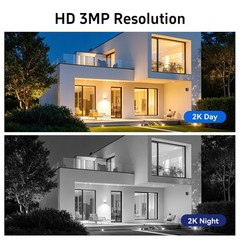 5G Wireless Security IP Camera System With Solar Panel Monitor Night Vision 500G