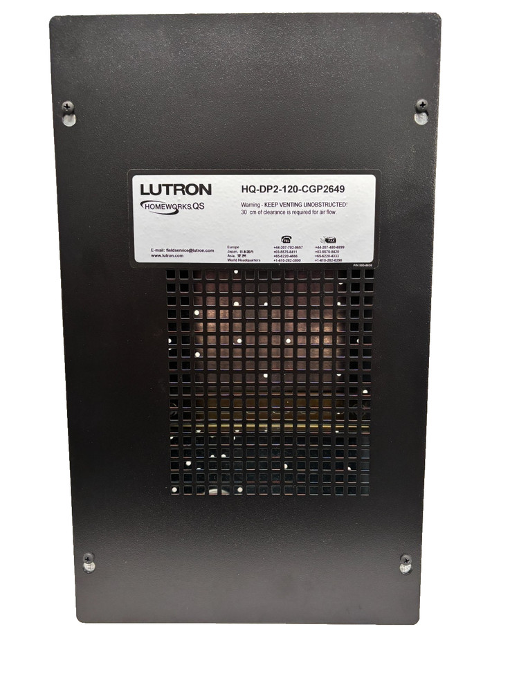 Lutron HQ-DP2-120-CGP2649, DIN Rail Panel Box – New Open Box!