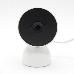 Google Nest Security Cam Indoor 1080p Wired 2nd Generation (White Snow) GJQ9T