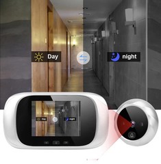 Visual Door Viewer. Memory Inside, Lcd Color Screen, Wide Vision Angle.