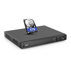 ANNKE 4K POE Security 16CH 8MP NVR Video Recorder HDMI Remote Access H.265+ 4T