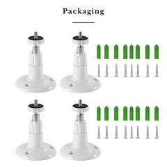 4 Set for Arlo Bracket Mounts for Ultra Cameras 360° Swivel ABS Plastic outdoor