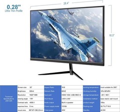 Ultra-Thin 32″ Security Monitor for Surveillance Systems