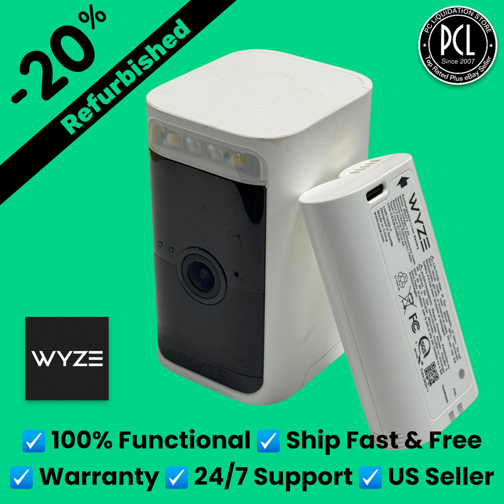 ✅ Wyze Battery Cam Pro 2K HDR Indoor/Outdoor Security Camera – White – WYZECOP ✅