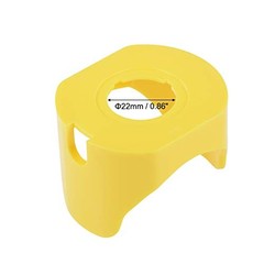 22mm Plastic Two Feet Push Switch Button Protective Cover With Emergency Stop