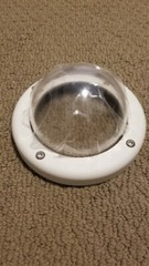  New American Dynamics ADCWBTRC White Dome Lid, Clear Bubble