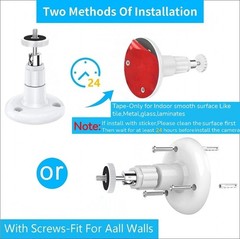 2 Pack Adjustable Security Wall Mount for Ring Camera&Stick Up Cam Battery,In…
