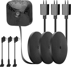 3 Pack 25ft Outdoor Power Cord for Blink Outdoor XT3 XT2 3rd/4th Gen
