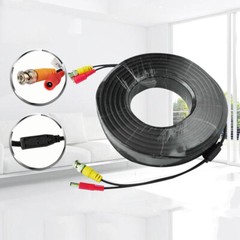 5M-50M BNC DC Power Lead CCTV Security Camera DVR Video Record Extension Cable