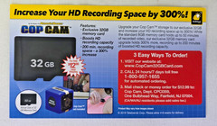 COP CAM HD SECURITY CAMERA Motion Activated Security Camera NEW