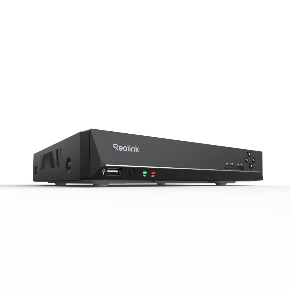 REOLINK 8CH Network Video Recorder for Home Security Camera 2TB, Black