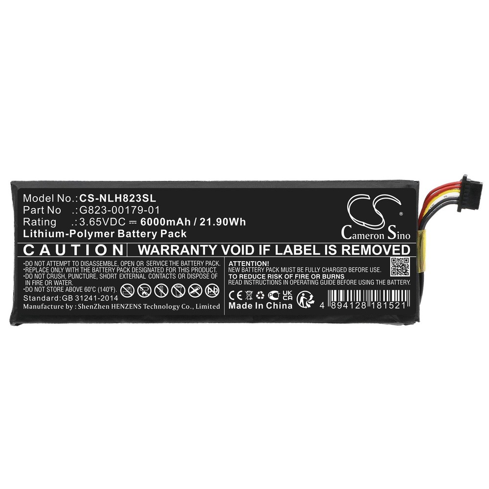 BATTERIE 6000mAh Type G823-00179-01 GS25 For Nest Doorbell GQ Style AC GWX3T