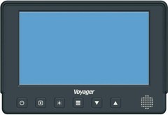Voyager VOM719WP Heavy Duty 7″ Color LCD QuadView Monitor