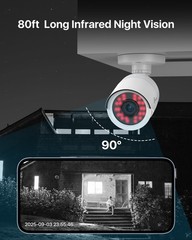 Loocam 4-in-1 1080P HD Bullet Security Camera Outdoor Indoor for CCTV DVR
