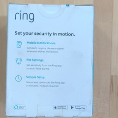 Ring Motion Detector 2nd Generation Wireless Z-Wave White, Alexa Compatible