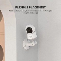 Holicfun Wall Mount for Eufy Security Indoor Cam E30/E220/C220/C210, 360° Adjust