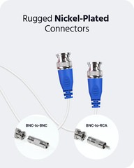 ANNKE 1x 100ft 30m DC Power Video Cable Connect Wire BNC Security Extention Cord