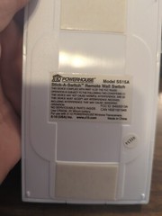 X10 Gold Sticker Switch 3 Plus Dim, SS15A New Inbox Box Crushed