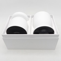 Google Nest Security Indoor Outdoor Cameras G3AL9 (Snow) 2-Pack with box