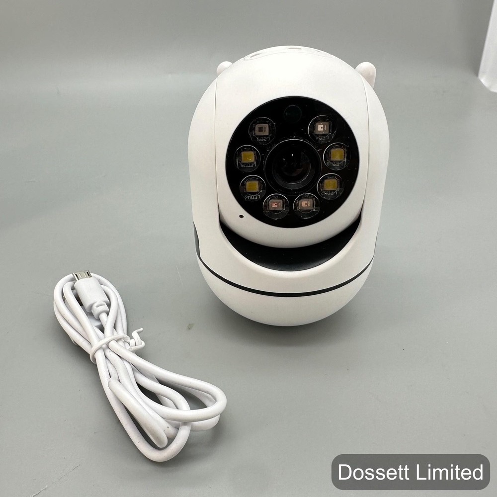Cloud Storage SmartCam Wi-Fi PTZ Indoor IP Camera White Night Vision Wireless