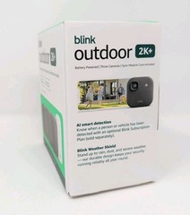 NEW 3 PACK Blink Outdoor 2K+ Wireless Security BLACK CAMERAS W/ SYNC CORE MODULE