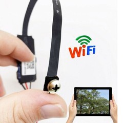 4K 1080P WiFi wireless HD video Audio silver screw camera DIY small recorder Cam