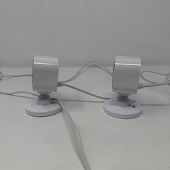 2 Blink Mini Plug in Smart Wired Camera W Sync Module 2 Set USB BSM00300U Tested