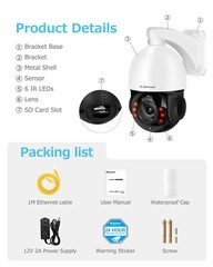 8MP POE IP Camera Security 4K PoE Outdoor Compatible Hikvision Audio Dome/Bullet