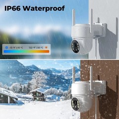 Home Security Camera System 4MP Wireless 10CH Solar Wifi 10” Monitor NVR+500GB