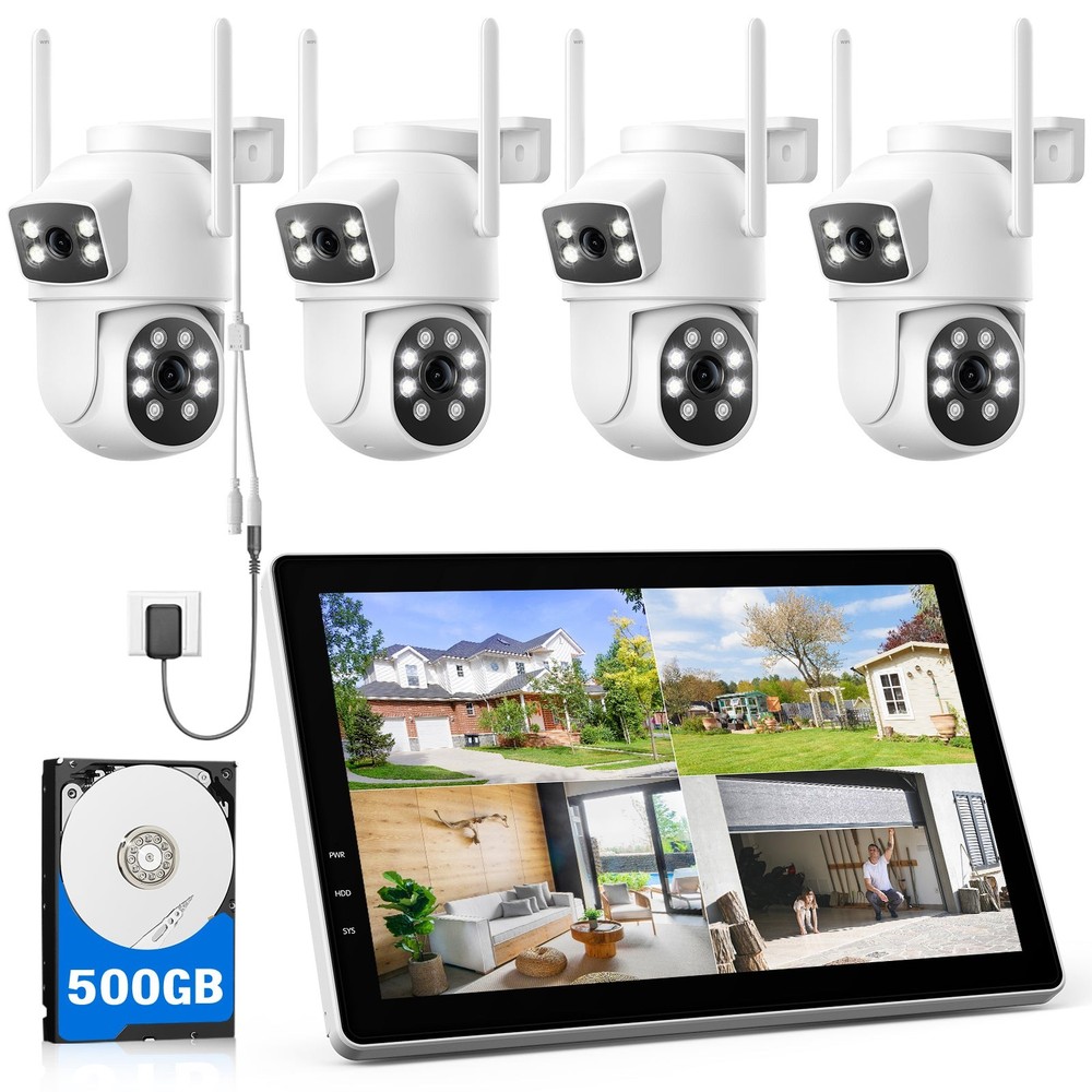 Home Security Camera System Wireless Outdoor 24/7 Record Auto Tracking 5G WiFi