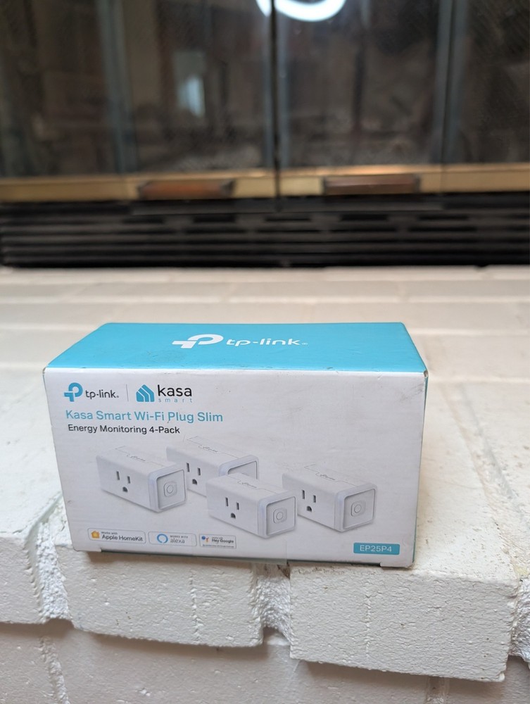 TP-Link Kasa Smart Wi-Fi Plug Slim Energy Monitoring EP25 4-Pack EP25P4 HomeKit