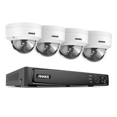 ANNKE 8CH 16CH 12MP NVR 4K Audio POE Security Camera System Color Night Outdoor