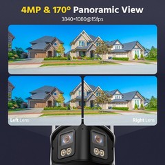 ANNKE 16CH NVR Wireless 4MP Dual Lens Color Security Camera System Two Way Audio
